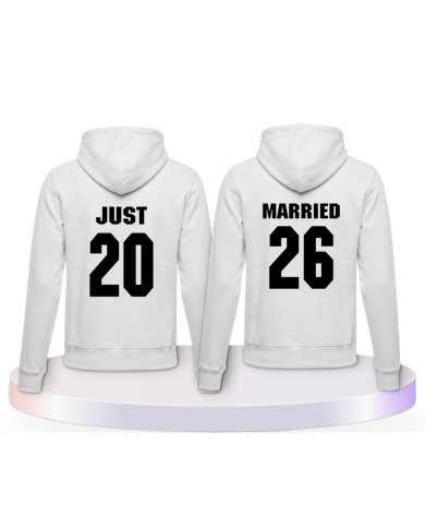 Just Married Couple Hoodies kaufen | Paarpulli