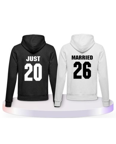 Just Married Couple Hoodies kaufen | Paarpulli