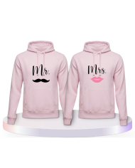 Mr. und Mrs. Pärchen Hoodies | Paarpulli