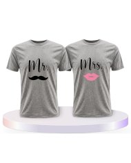 Partnerlook T-Shirts mit Mr. und Mrs | Paarpulli