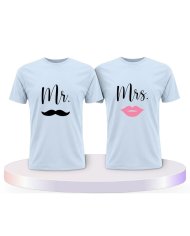 Partnerlook T-Shirts mit Mr. und Mrs | Paarpulli