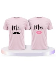 Partnerlook T-Shirts mit Mr. und Mrs | Paarpulli