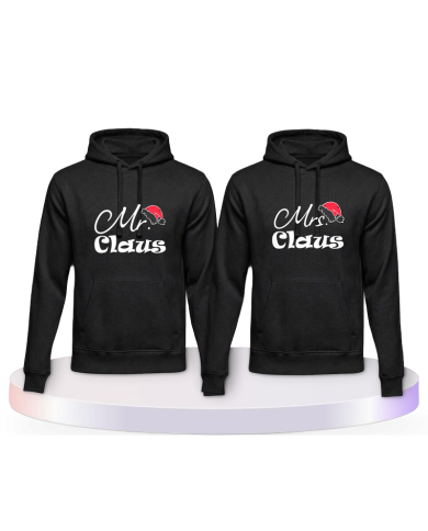 Mr. und Mrs. Claus Christmas Pärchen Hoodies | Paarpulli