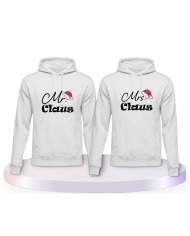 Mr. und Mrs. Claus Christmas Pärchen Hoodies | Paarpulli