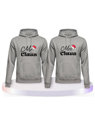 Mr. und Mrs. Claus Christmas Pärchen Hoodies | Paarpulli