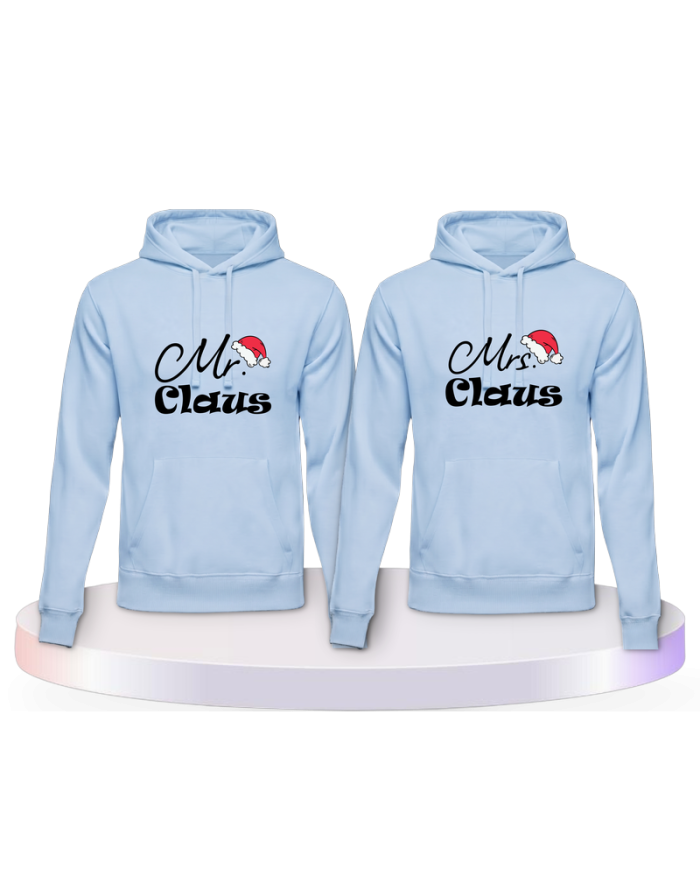 Mr. und Mrs. Claus Christmas Pärchen Hoodies | Paarpulli