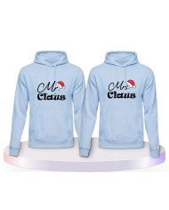 Mr. und Mrs. Claus Christmas Pärchen Hoodies | Paarpulli