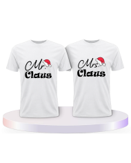 Mr. und Mrs. Claus Christmas Couple T-Shirts kaufen | Paarpulli