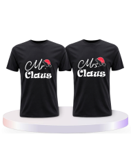 Mr. und Mrs. Claus Christmas Couple T-Shirts kaufen | Paarpulli