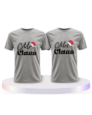 Mr. und Mrs. Claus Christmas Couple T-Shirts kaufen | Paarpulli
