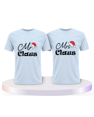 Mr. und Mrs. Claus Christmas Couple T-Shirts kaufen | Paarpulli