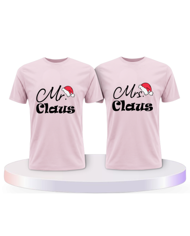 Mr. und Mrs. Claus Christmas Couple T-Shirts kaufen | Paarpulli