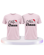 Mr. und Mrs. Claus Christmas Couple T-Shirts kaufen | Paarpulli