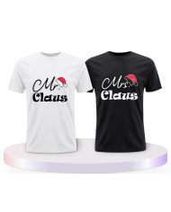 Mr. und Mrs. Claus Christmas Couple T-Shirts kaufen | Paarpulli