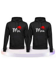 Mr. und Mrs. Weihnachtslook Couple Hoodies kaufen | Paarpulli