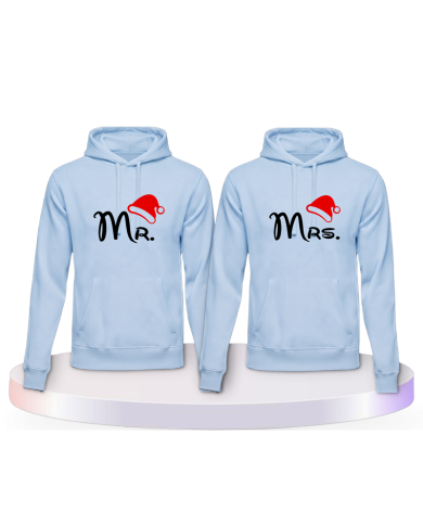 Mr. und Mrs. Weihnachtslook Couple Hoodies kaufen | Paarpulli