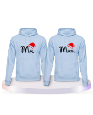 Mr. und Mrs. Weihnachtslook Couple Hoodies kaufen | Paarpulli