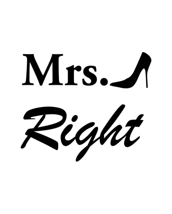 Familienlook T-Shirts mit Mr. Mrs. und Always Right | Paarpulli