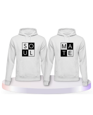 Soul Mate mit coolem Design Couple Hoodies kaufen | Paarpulli