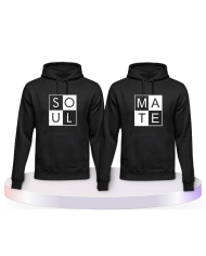 Soul Mate mit coolem Design Couple Hoodies kaufen | Paarpulli