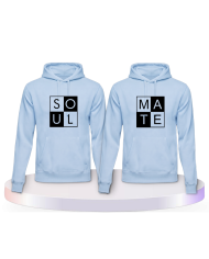 Soul Mate mit coolem Design Couple Hoodies kaufen | Paarpulli