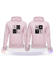 Soul Mate mit coolem Design Couple Hoodies kaufen | Paarpulli