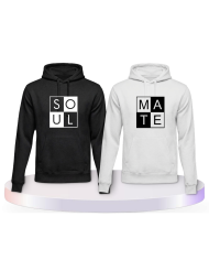 Soul Mate mit coolem Design Couple Hoodies kaufen | Paarpulli