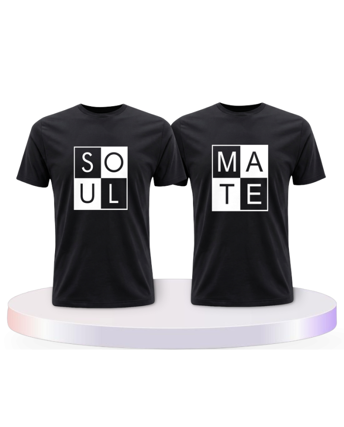 Gemeinsamer Look: Soul Mate im Rahmen T-Shirts | Paarpulli