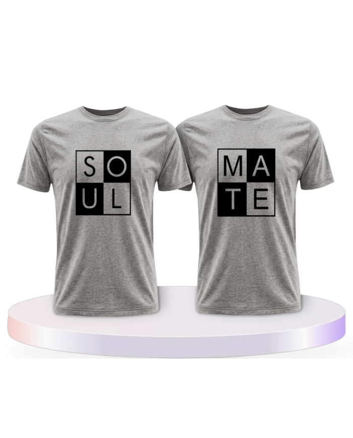 Gemeinsamer Look: Soul Mate im Rahmen T-Shirts | Paarpulli