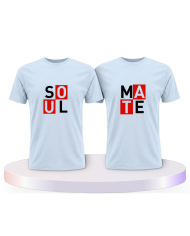 Soul Mate Kasten rot für Seelenverwandte Pärchen T-Shirts | Paarpulli