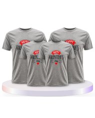 Happy Valentinstag Familienset T-Shirts | Paarpulli