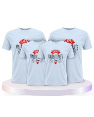 Happy Valentinstag Familienset T-Shirts | Paarpulli
