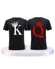 King & Queen T Shirts im Kartenspiel Design Partner | Paarpulli