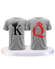 King & Queen T Shirts im Kartenspiel Design Partner | Paarpulli