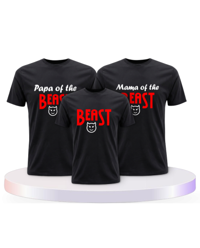 Beast im Familienset T-Shirts | Paarpulli