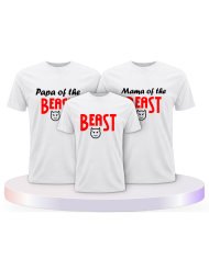 Beast im Familienset T-Shirts | Paarpulli