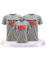 Beast im Familienset T-Shirts | Paarpulli