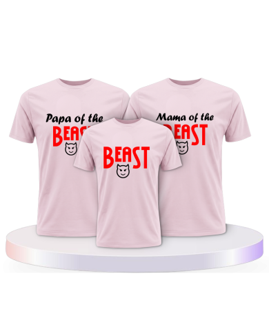 Beast im Familienset T-Shirts | Paarpulli