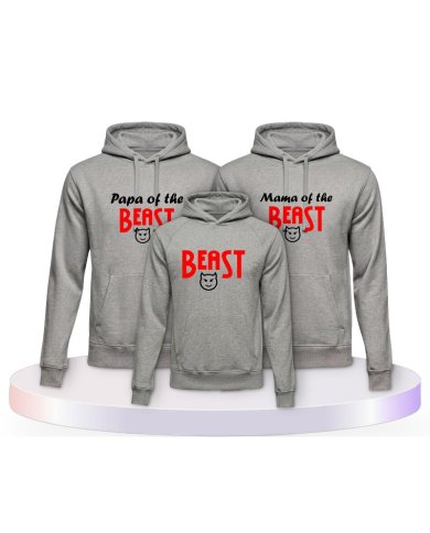 Beast Partner Outfit für die Familie | Paarpulli