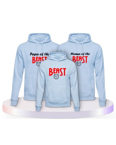 Beast Partner Outfit für die Familie | Paarpulli
