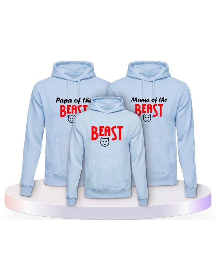 Beast Partner Outfit für die Familie | Paarpulli