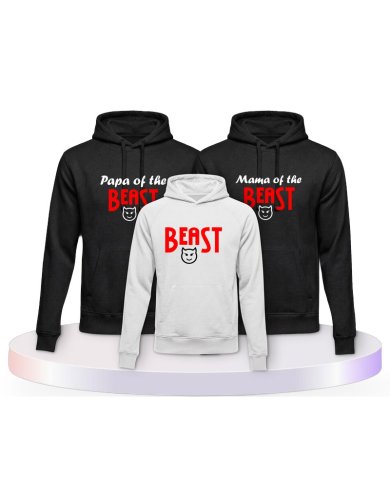 Beast Partner Outfit für die Familie | Paarpulli