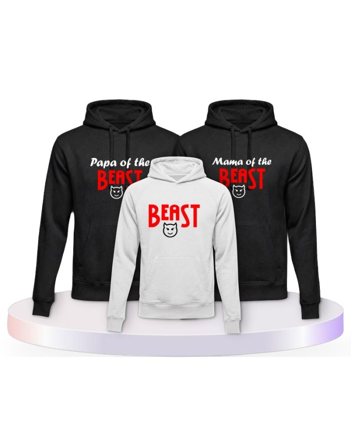 Beast Partner Outfit für die Familie | Paarpulli