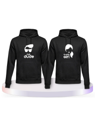 Hot Dude Sweet Girl Pärchen Hoodies | Paarpulli