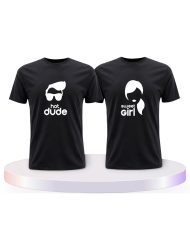 Hot Dude Sweet Girl Shirts Couple T-Shirts kaufen | Paarpulli
