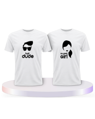 Hot Dude Sweet Girl Shirts Couple T-Shirts kaufen | Paarpulli