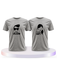 Hot Dude Sweet Girl Shirts Couple T-Shirts kaufen | Paarpulli