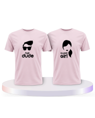 Hot Dude Sweet Girl Shirts Couple T-Shirts kaufen | Paarpulli