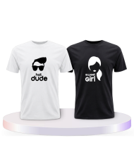Hot Dude Sweet Girl Shirts Couple T-Shirts kaufen | Paarpulli