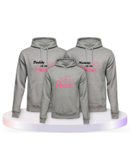 Daddy Angel, Mommy Angel und Angel als Familien Pullover Set
